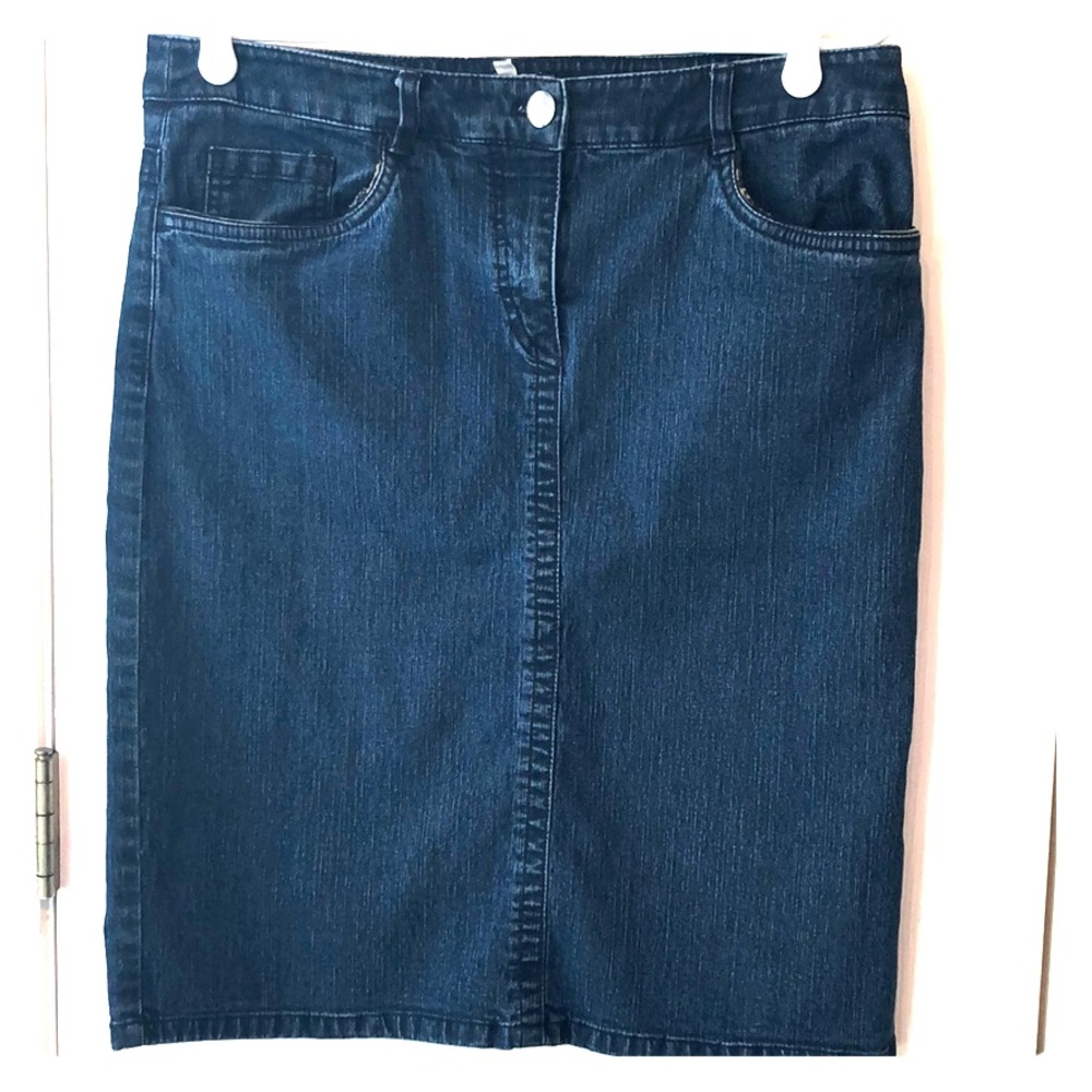 NWOT Jones New York stretch Jean skirt